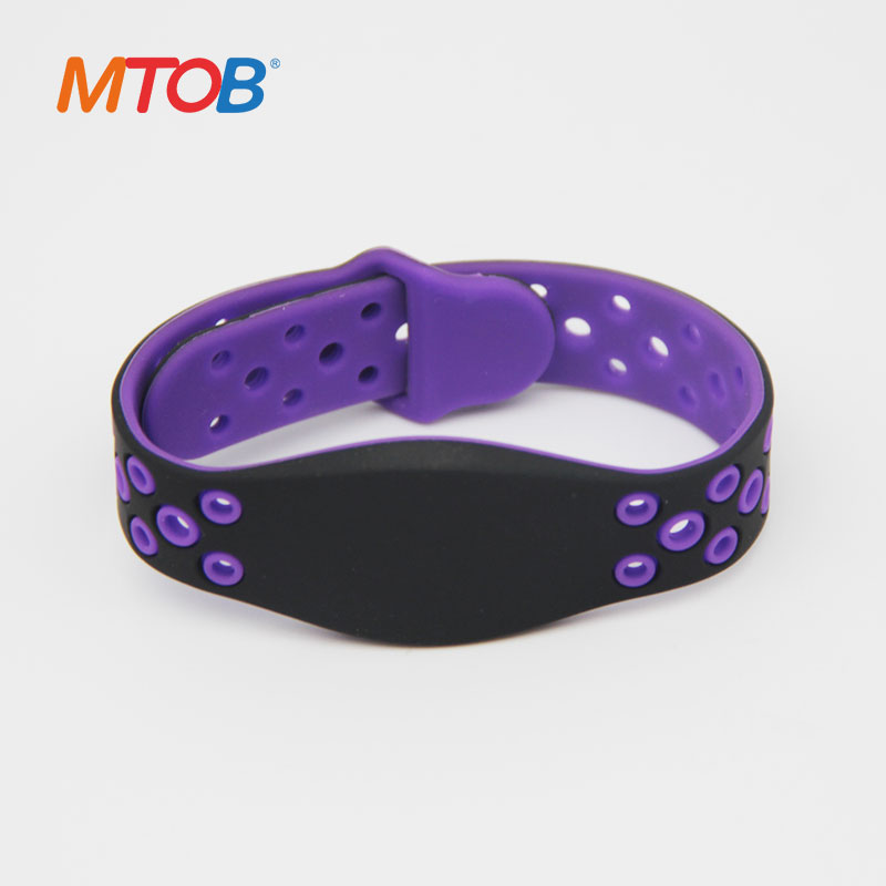 Two-color RFID wristband Silicone Bracelet MTB-SW007A