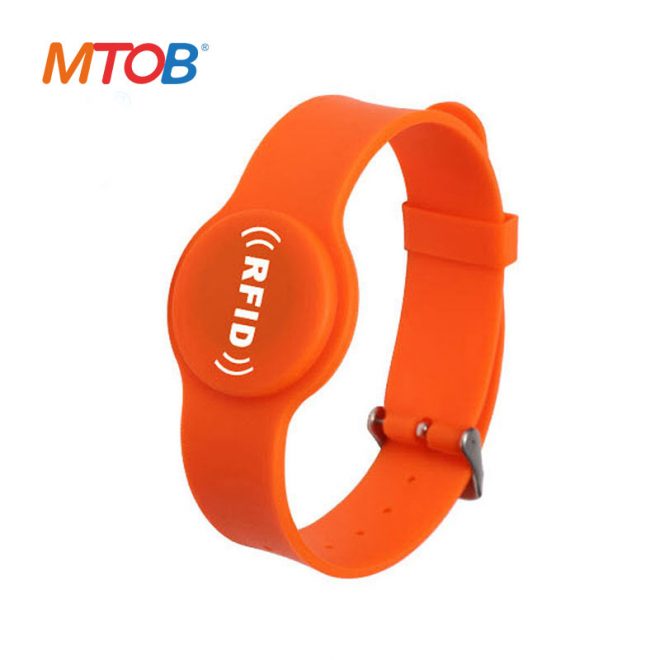 Waterproof IP68 RFID Rubber Wristband MTB-SW006