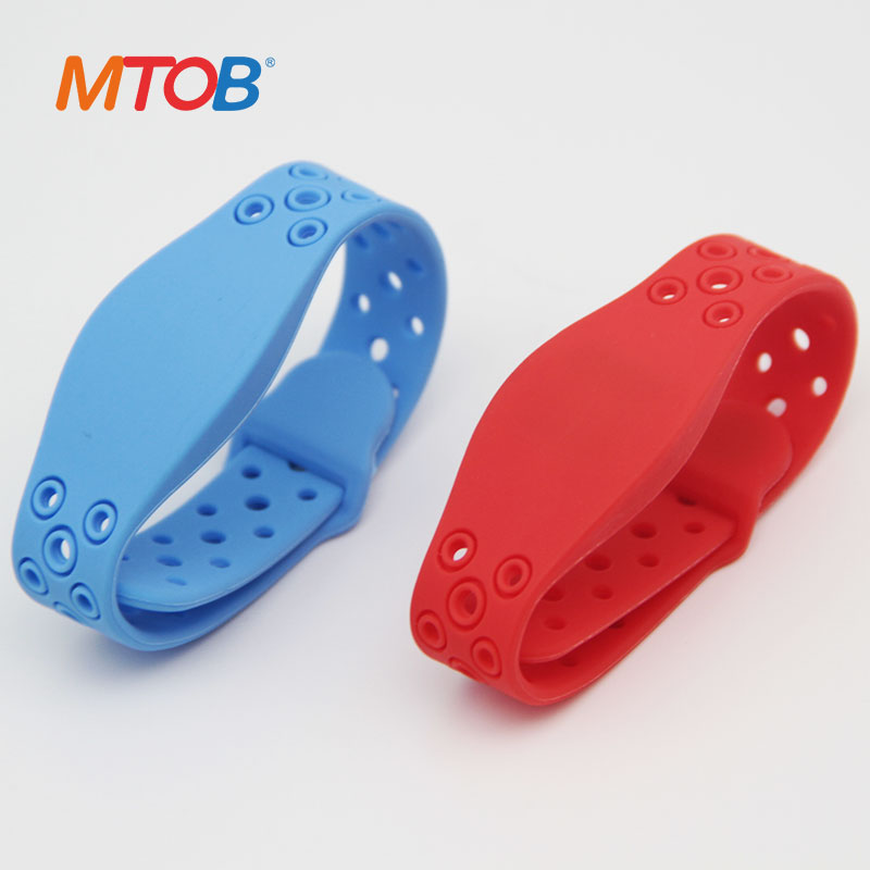 Waterproof RFID Bracelet MTB-SW007B Silicone LF Wristbands
