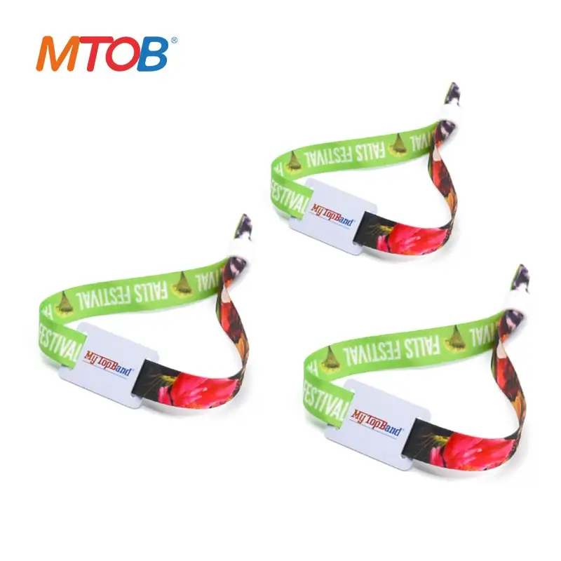 13.56MHz RFID NFC Woven Wristband MTB-FW001