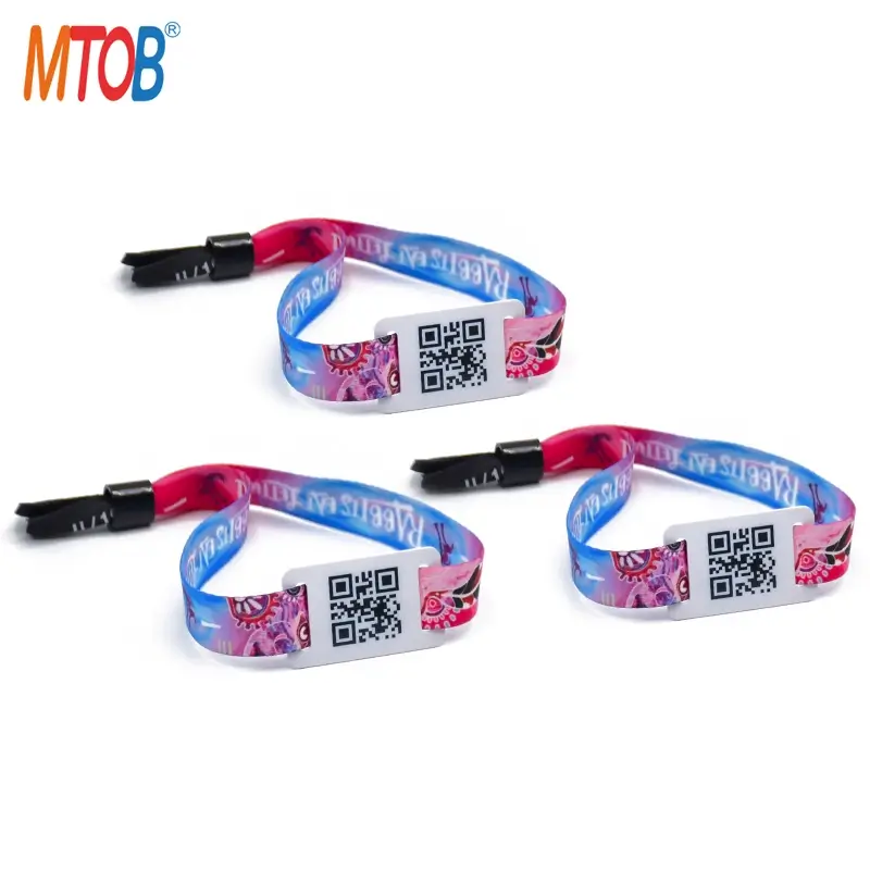 RFID Bracelet QR code Wristbands
