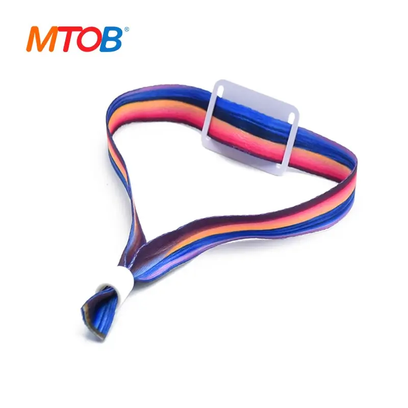 Full Color Printed Woven RFID Wristband MTB-FW002