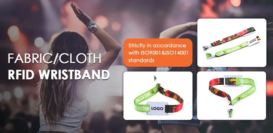 MTOB RFID Fabric Cloth Wristband MTB-FW001