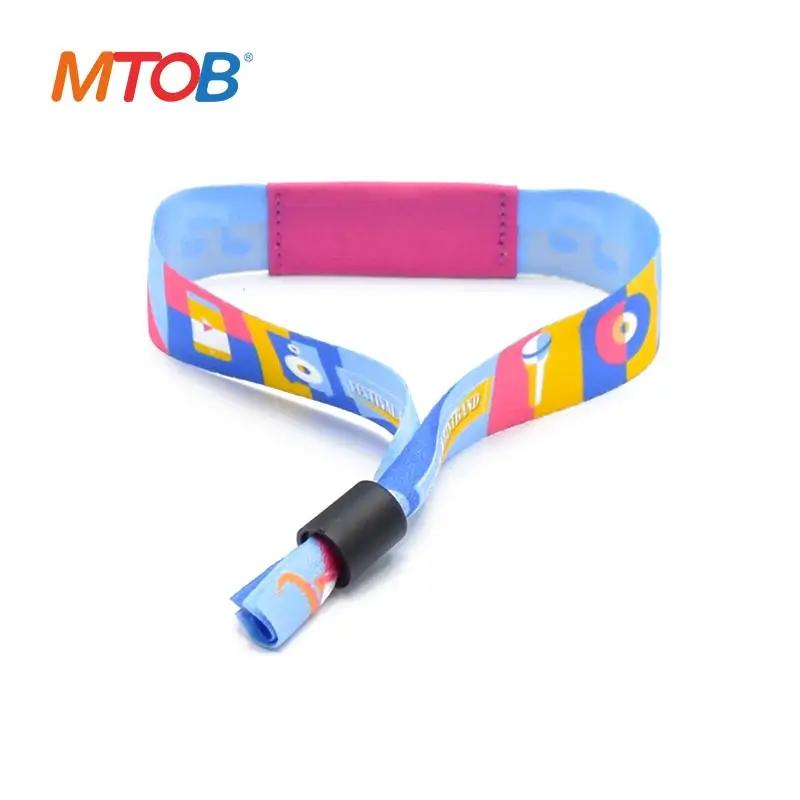 RFID Secure Fabric X Band, RFID Polyester Wristband