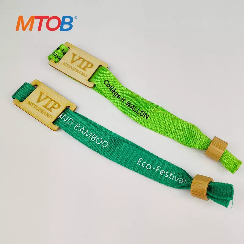 Eco Bamboo Fiber RFID Chip Bracelet MTB-ERW02