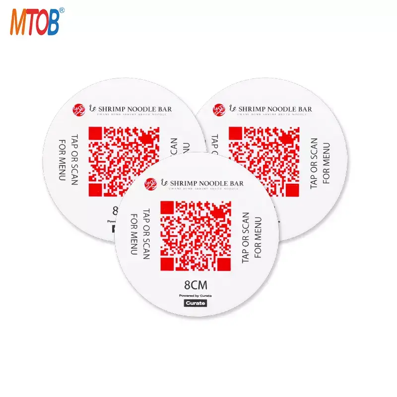 Hot selling QR Code NFC Menu Tag