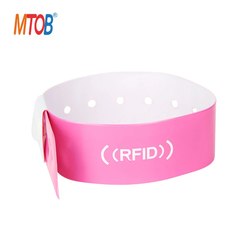 One-time Use Soft RFID PVC Wtistband MTB-PW001