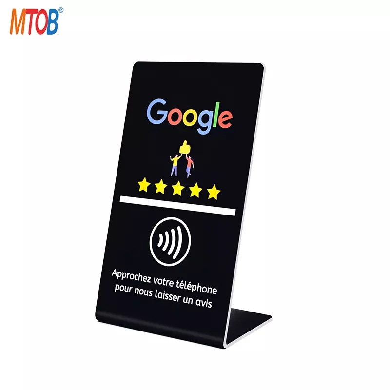 Customized NFC Display Stand for Social Media Sharing