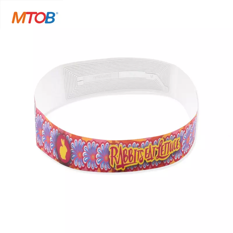 Printable Tyvek RFID Paper Wristband MTB-TW001