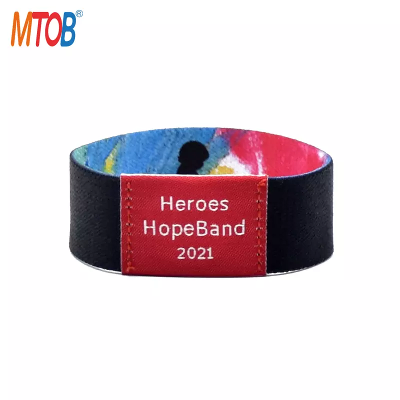 Elastic Stretch RFID Enabled Wristband MTB-EW005