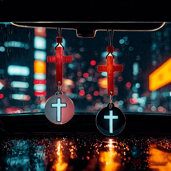 NFC Daily Bible Verse Car Hanging Transforms Long-Distance Travels