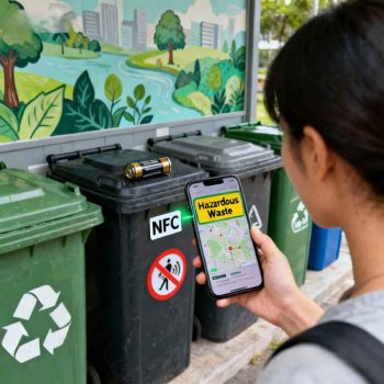 NFC Sticker, Smart Waste Management