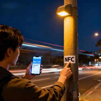NFC Stands, Smart Street Lighting, Urban Energy
