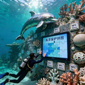 NFC Epoxy Tags in Underwater Art Installations Support Ocean Conservation