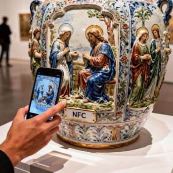 NFC Ceramic Art Brings Digital Narrative Charm to Traditional Religious Ceramics