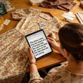 How Tag-to-Webpage NFC stickers add historical value to vintage clothing