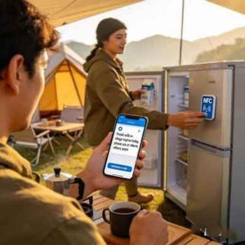 How to Manage Camping Food With NFC Fridge Magnets