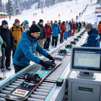 ICODE SLIX-S RFID Tags Optimize Stocktaking for Ski Rental Shops