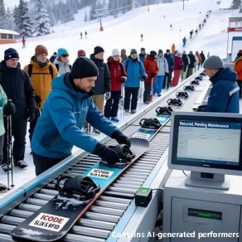 ICODE SLIX-S RFID Tags Optimize Stocktaking for Ski Rental Shops