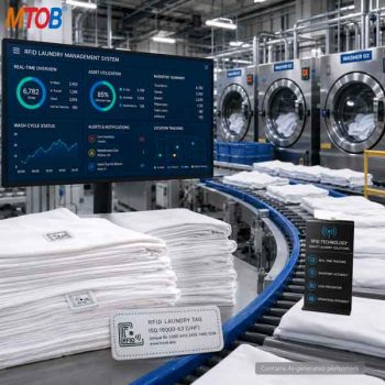 RFID Laundry Tags improving commercial laundry efficiency