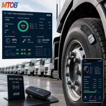 RFID Tire Tags enabling fleet tire lifecycle management
